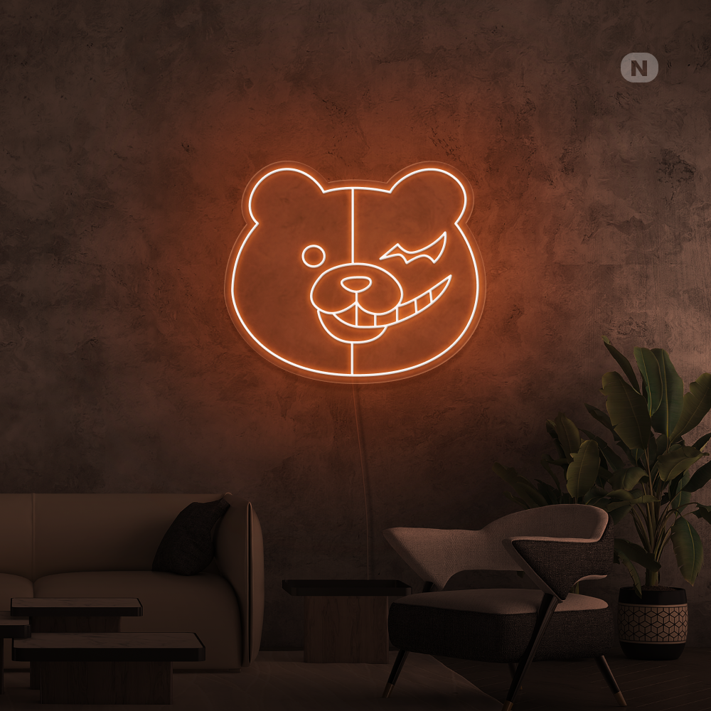 Insegna al neon Orso selvatico