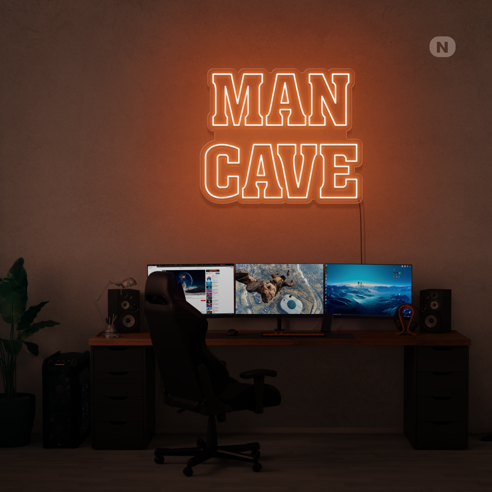 Insegna al neon Man Cave