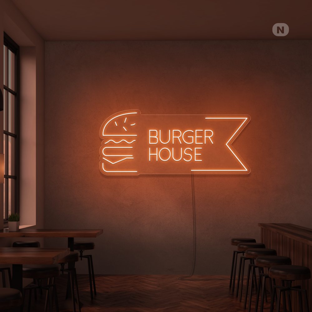 Insegan al neon Burger House