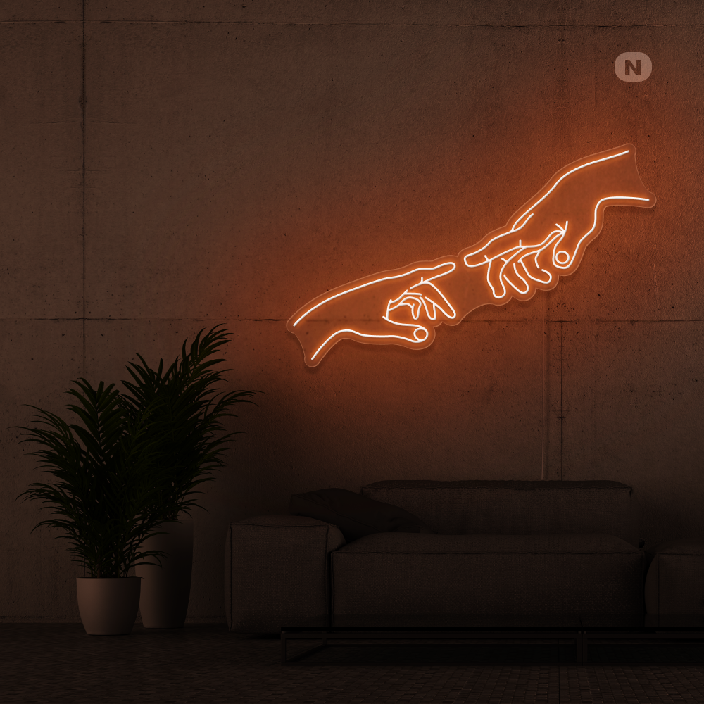 Inesegna al neon Collegamento