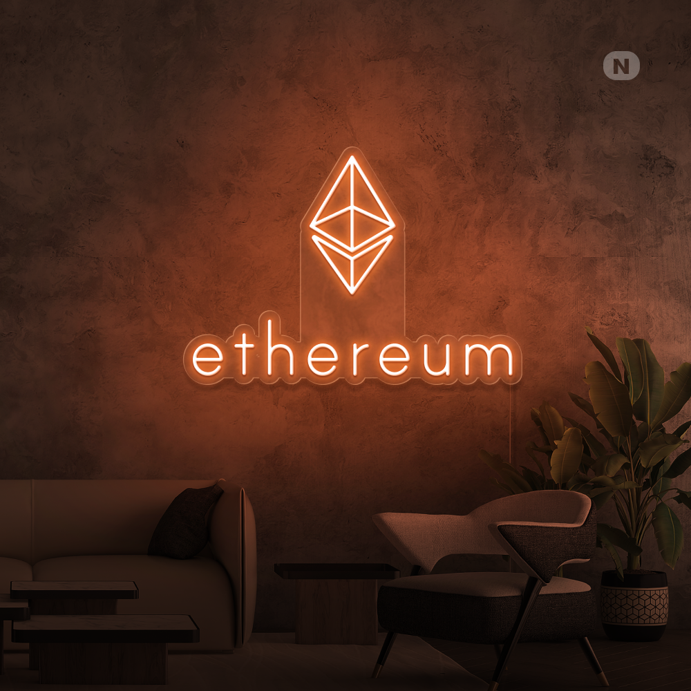 Insegna al neon Ethereum
