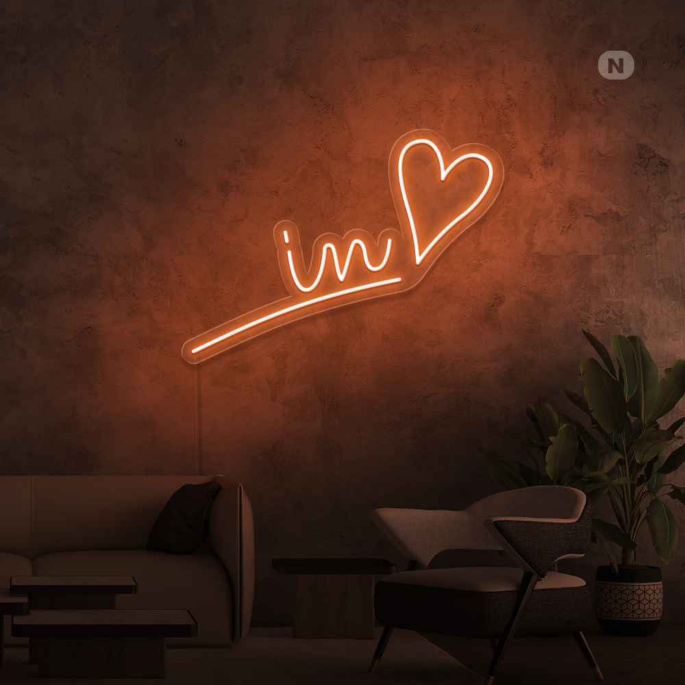 Insegna al neon In Love