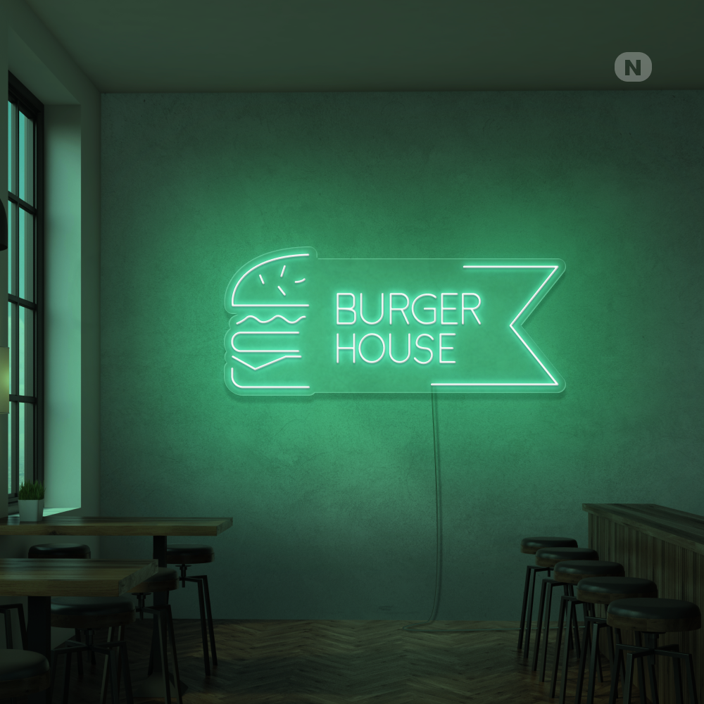 Insegan al neon Burger House
