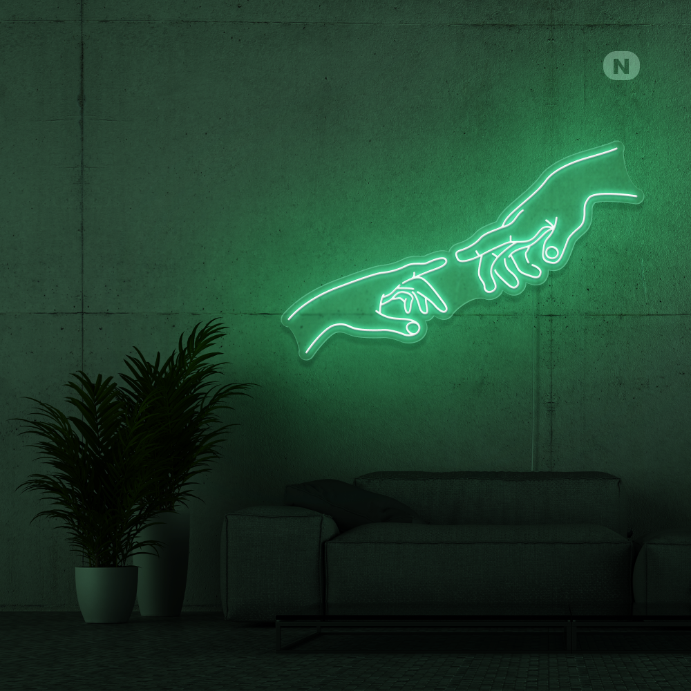 Inesegna al neon Collegamento