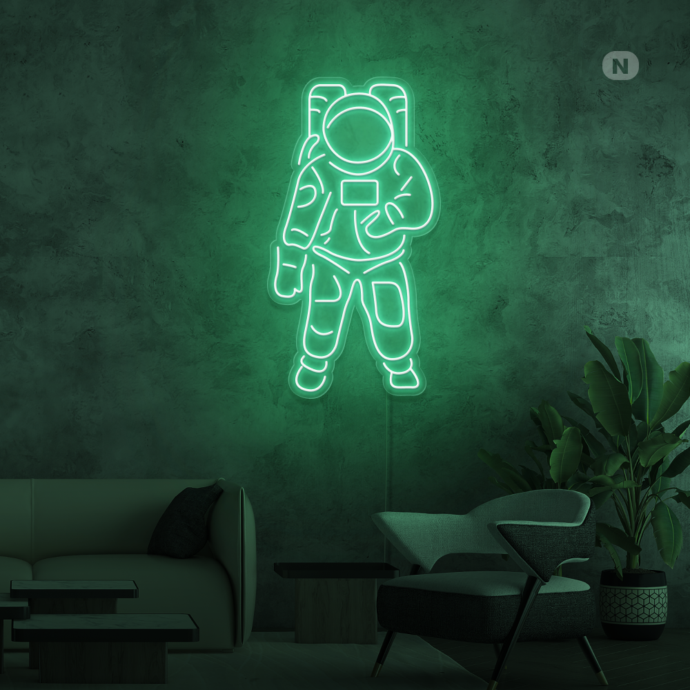 Insegna al neon Astronauta