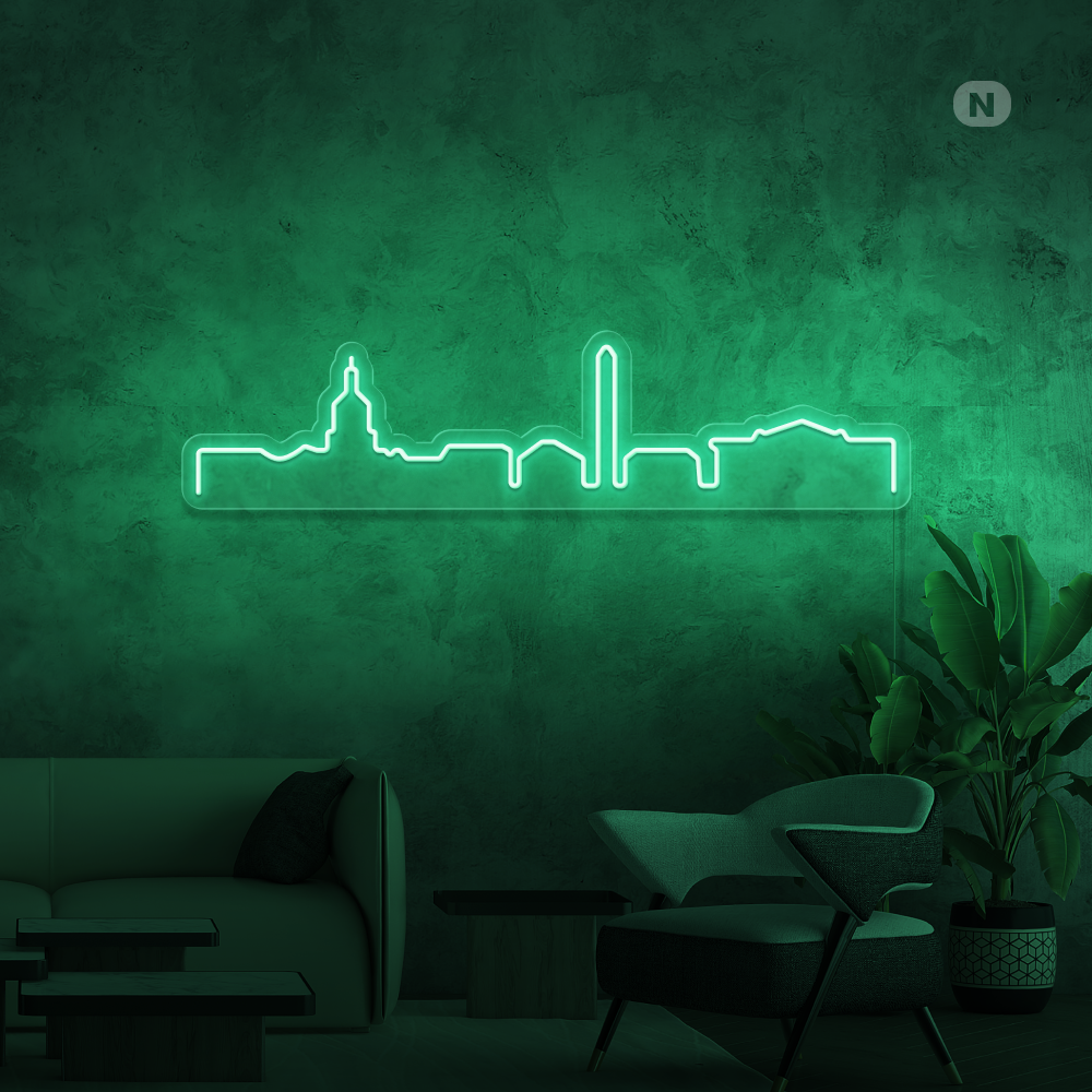 Insegna al neon Skyline