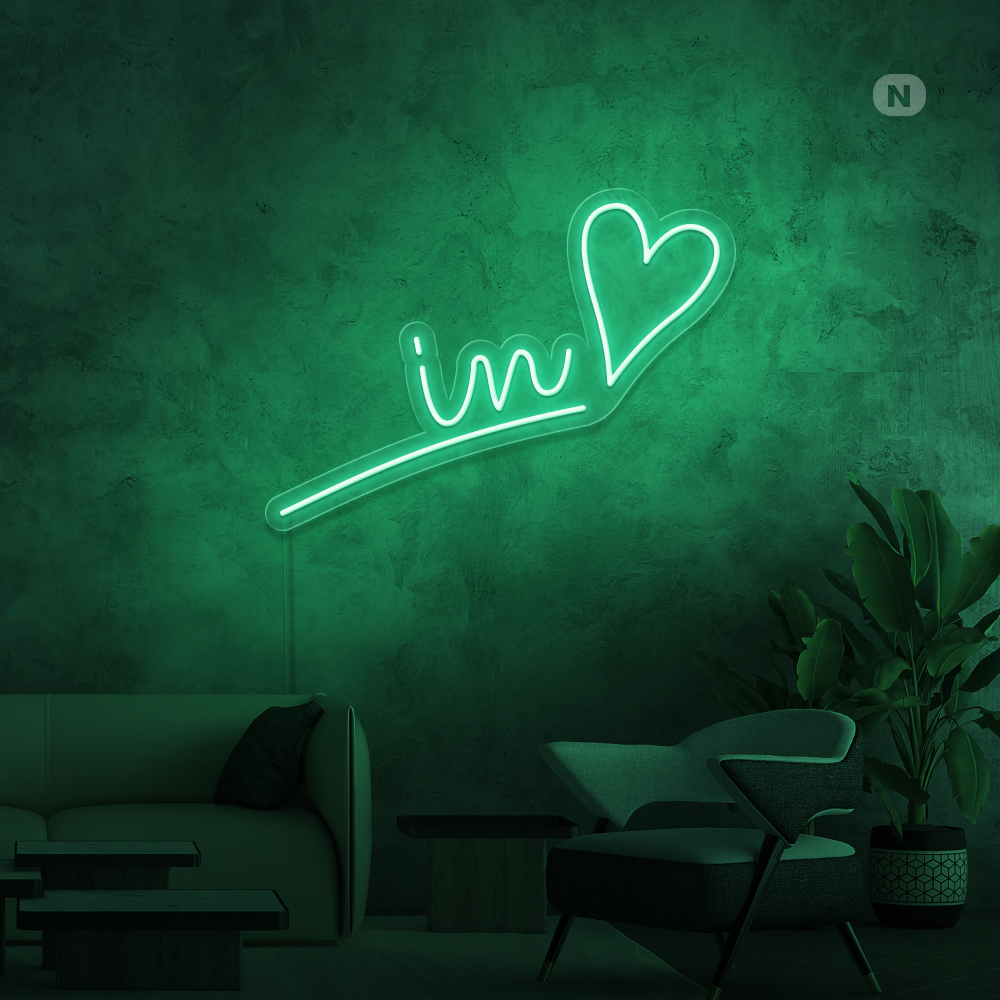 Insegna al neon In Love
