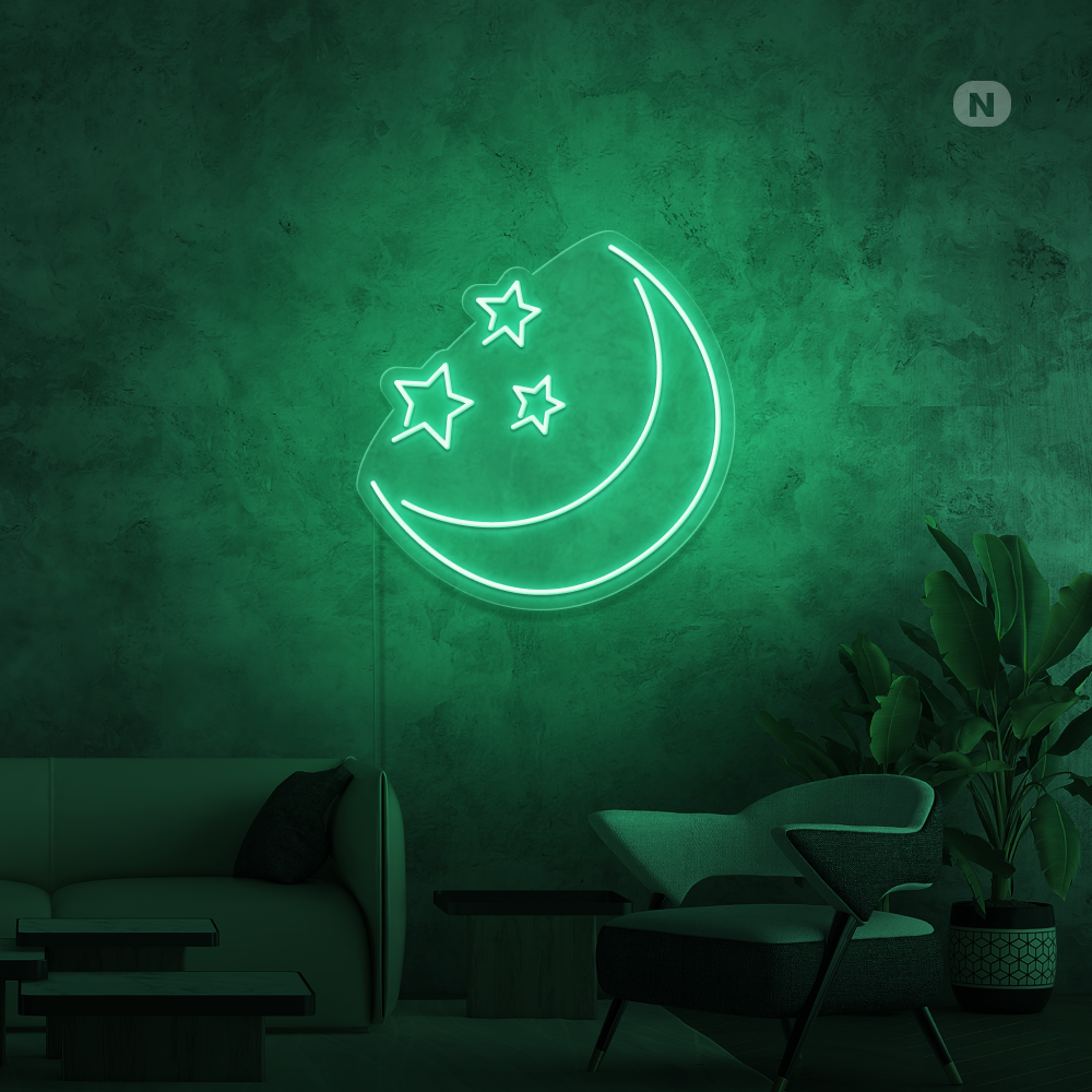 Insegna al neon Luna