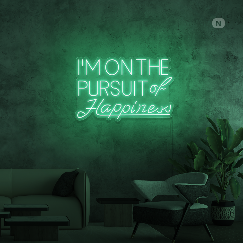 Insegna al neon Hapiness