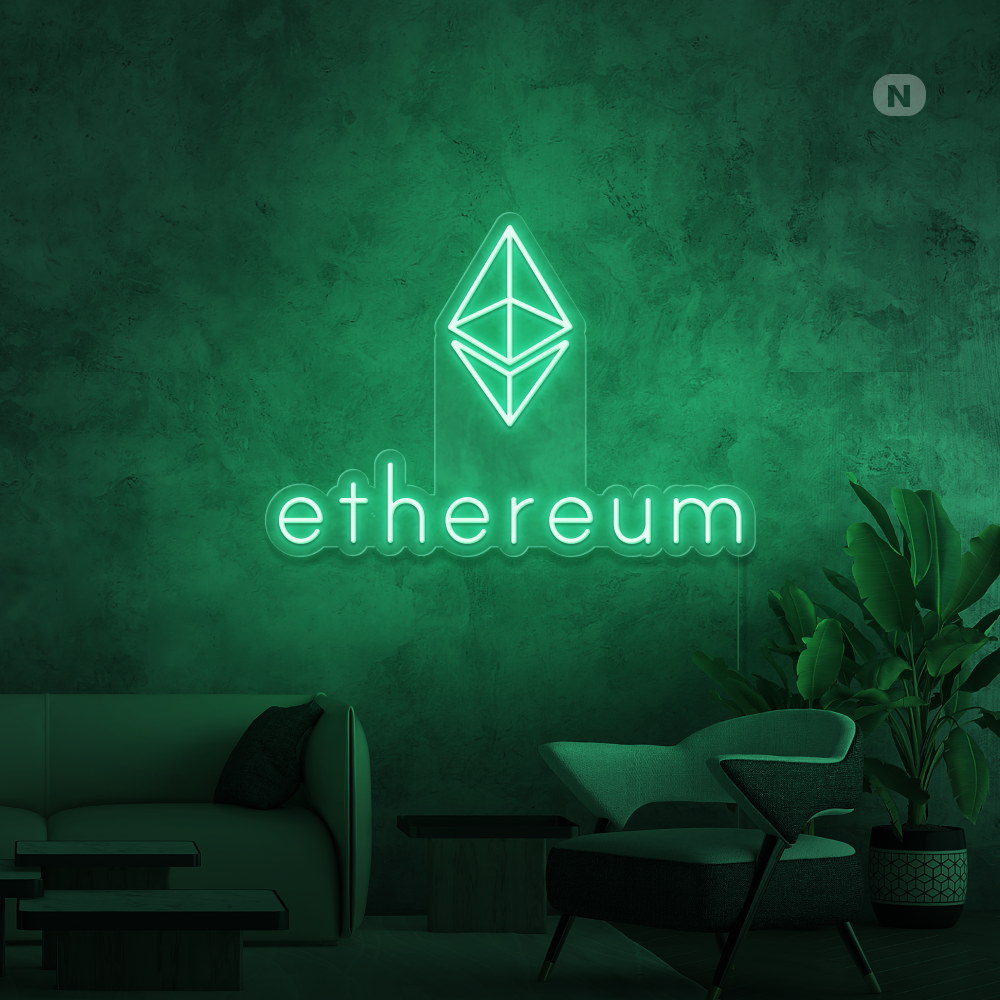 Insegna al neon Ethereum