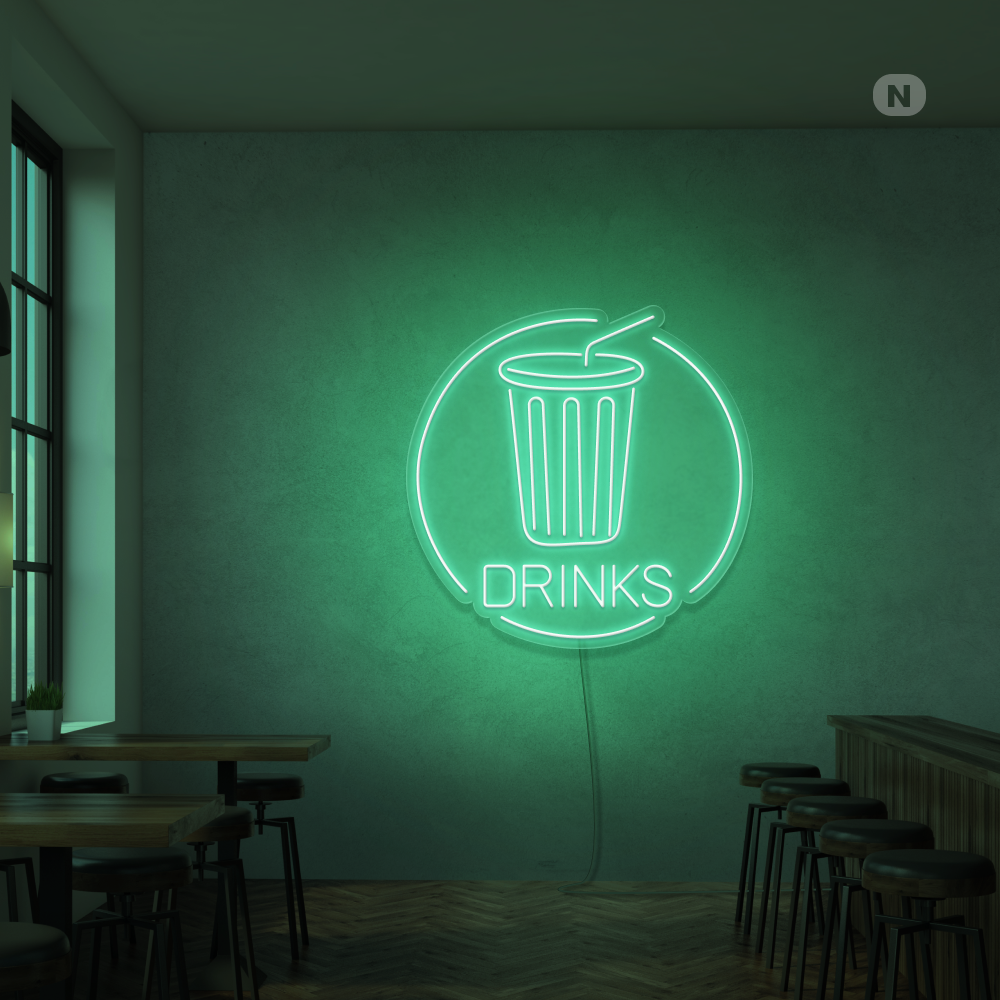 Insegna al Neon Drinks