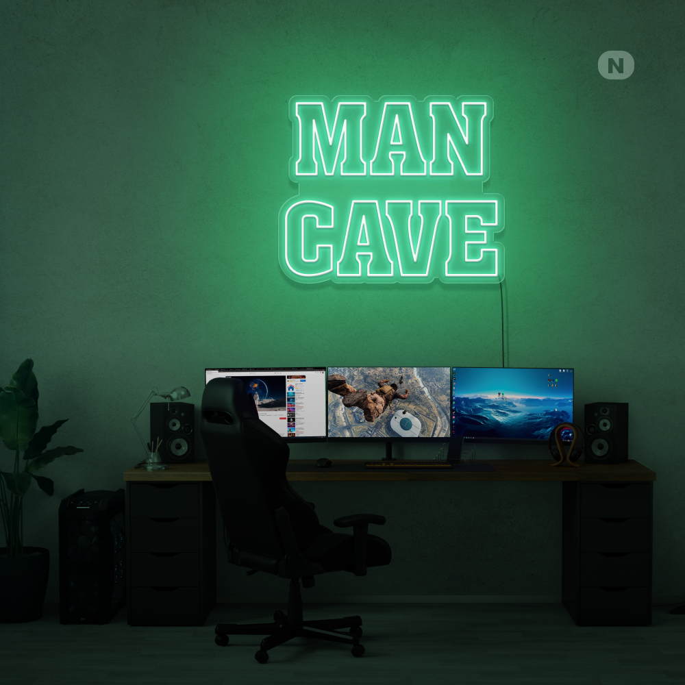 Insegna al neon Man Cave