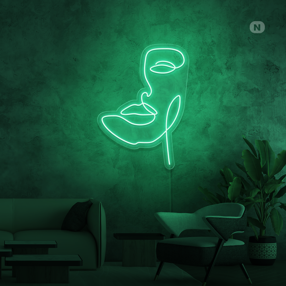 Insegna al neon Maschera