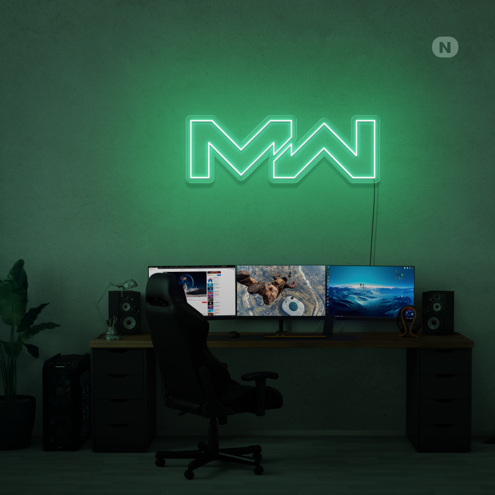 Insegna al neon MW