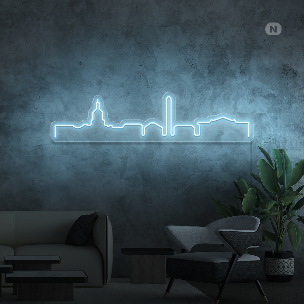 Insegna al neon Skyline