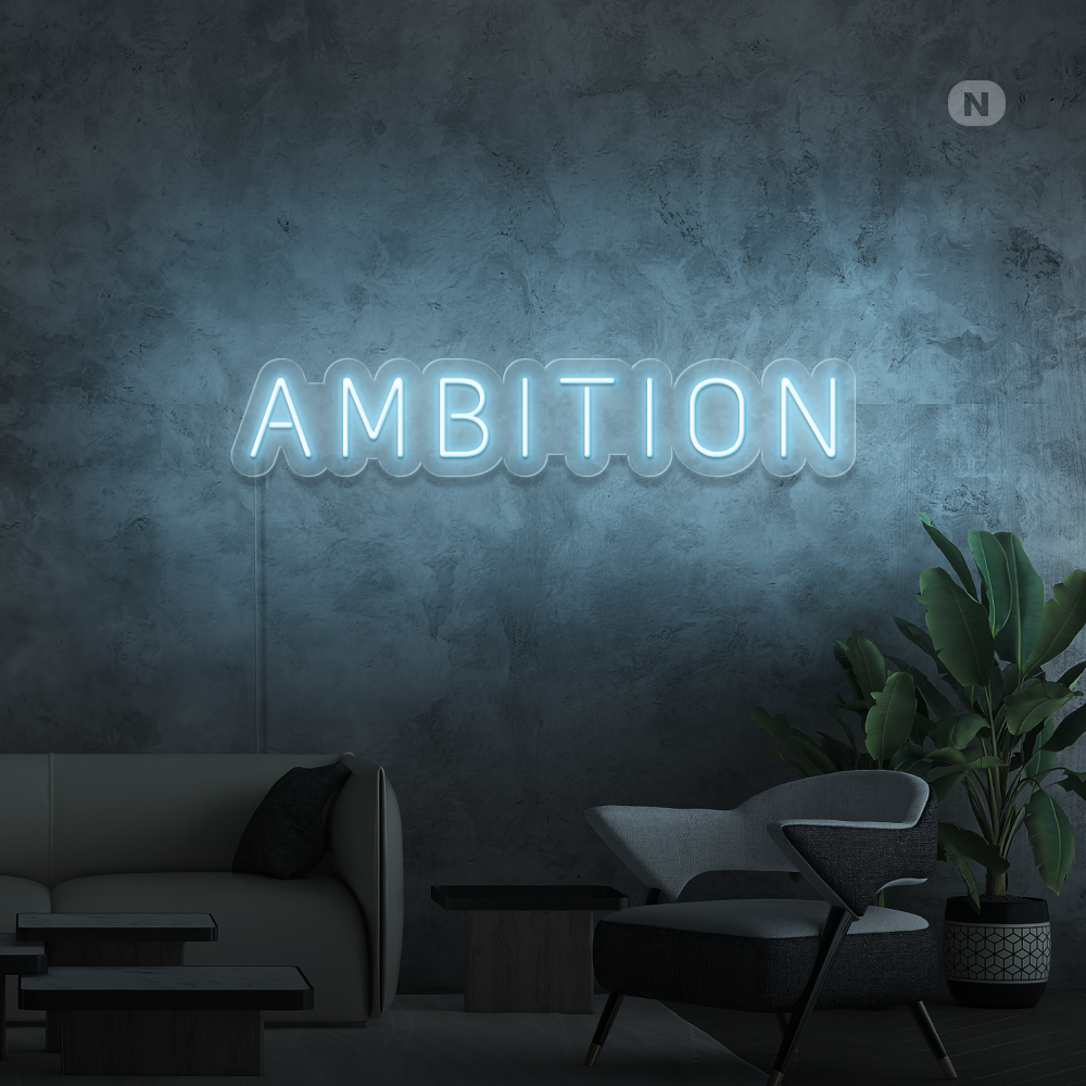 Insegna al neon Ambition