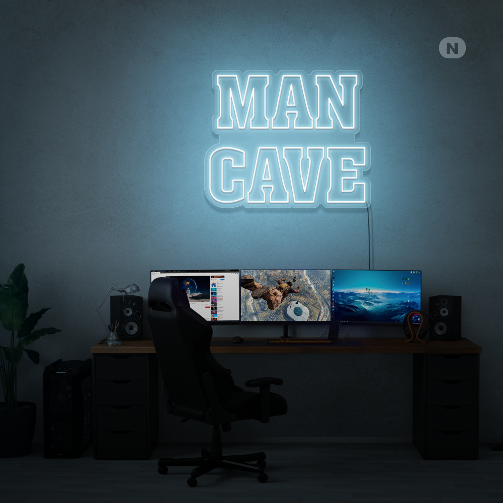 Insegna al neon Man Cave