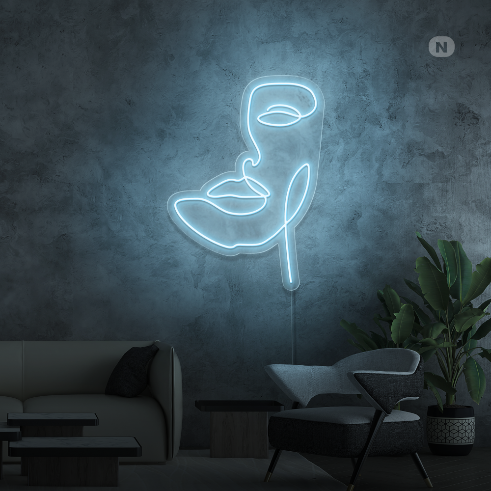 Insegna al neon Maschera