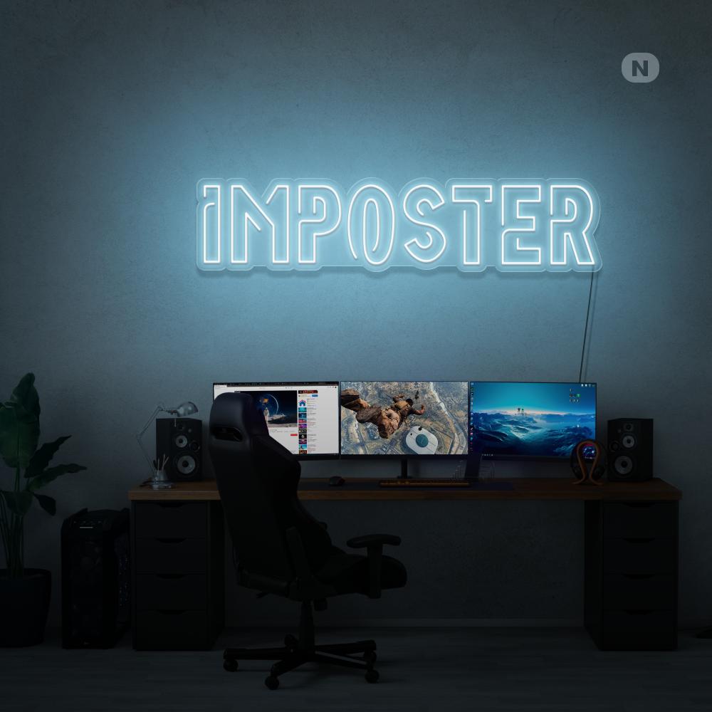 Insegna al neon Imposter