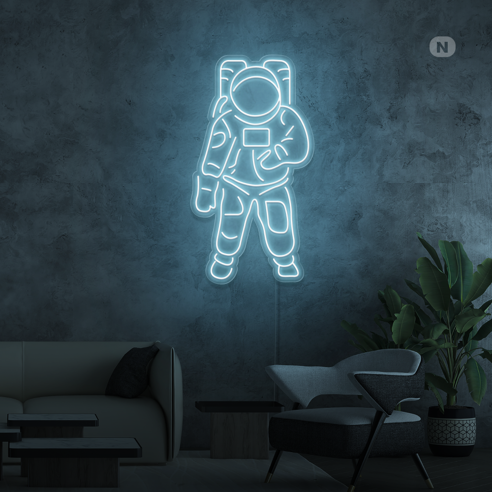 Insegna al neon Astronauta