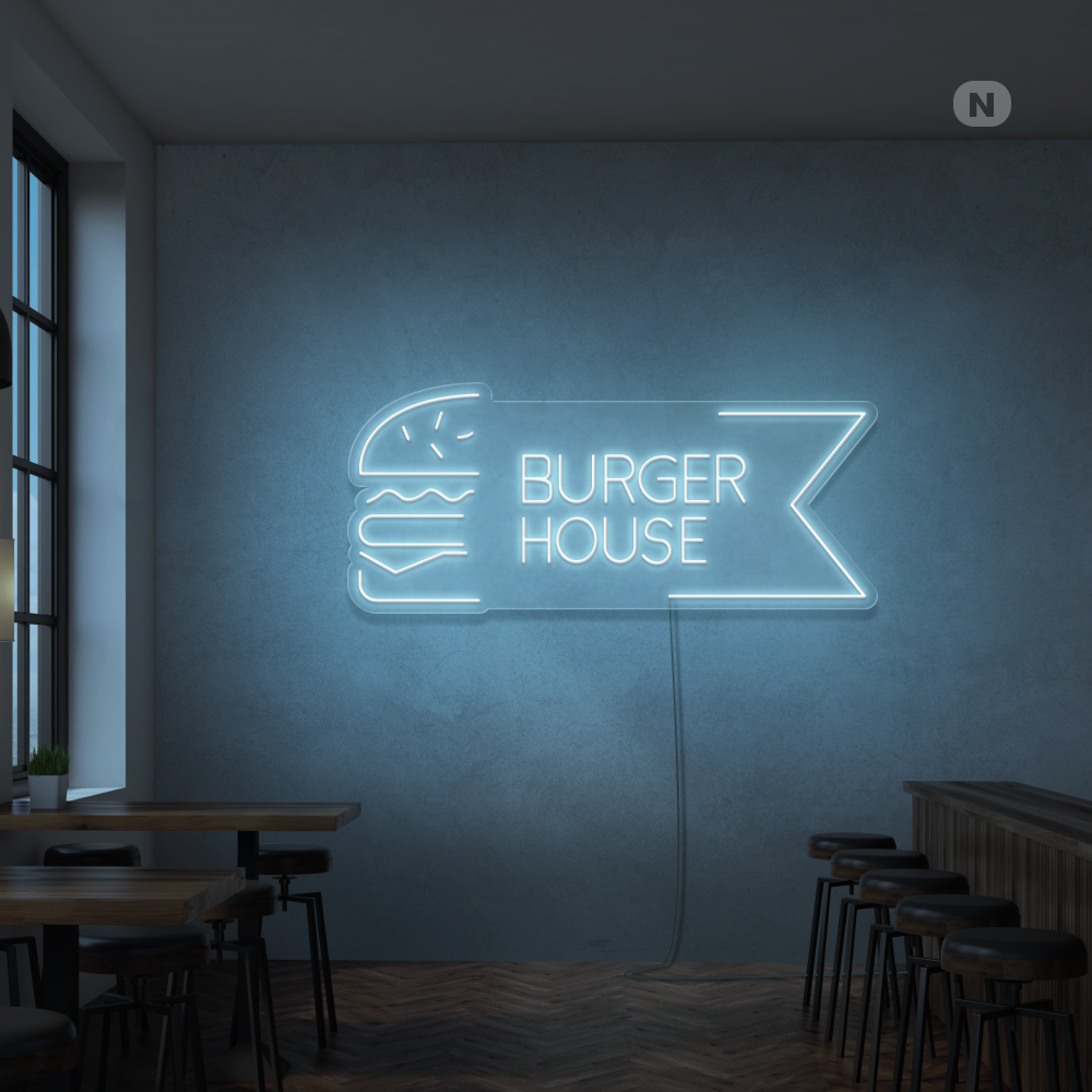 Insegan al neon Burger House