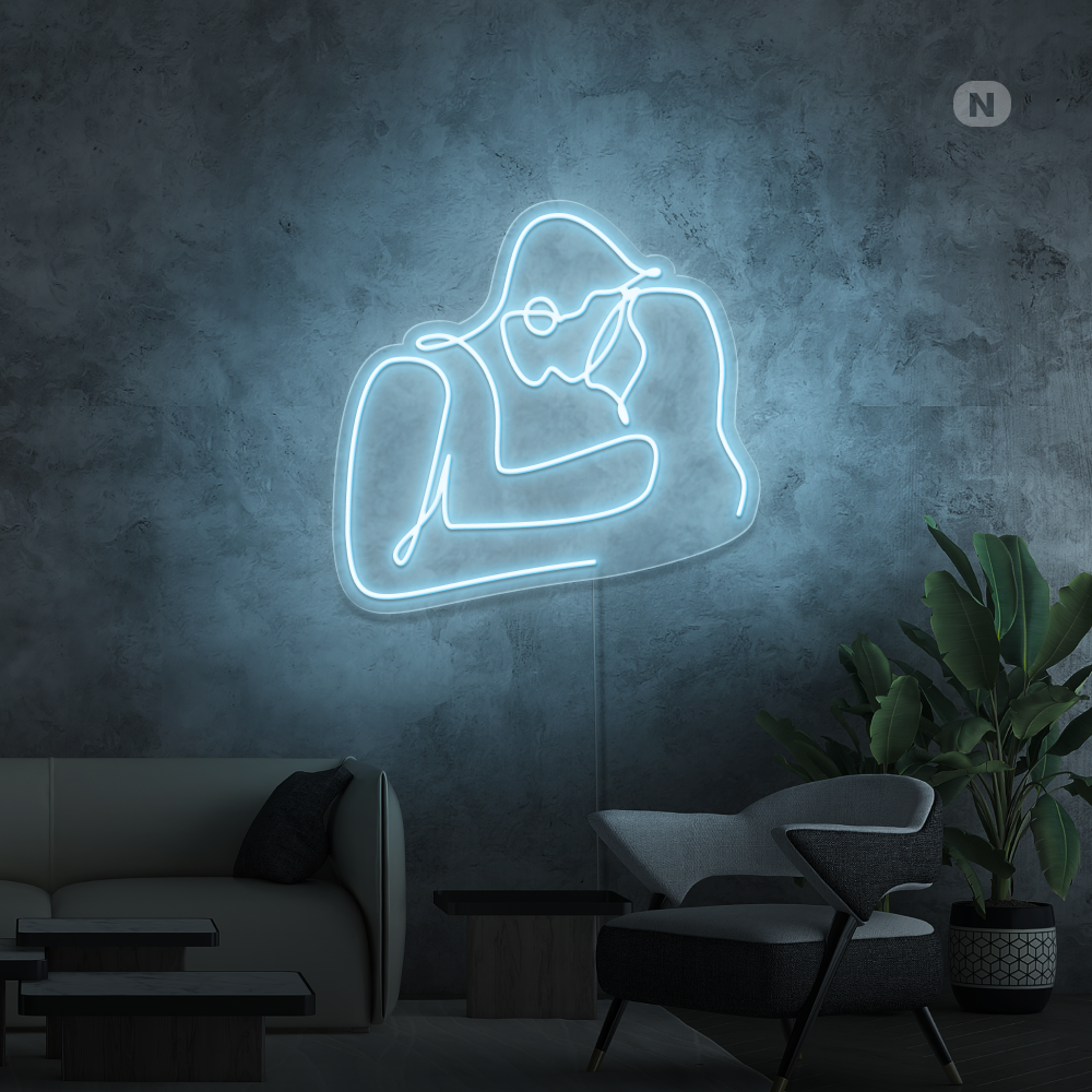 Insegna al neon Coppia d'amore