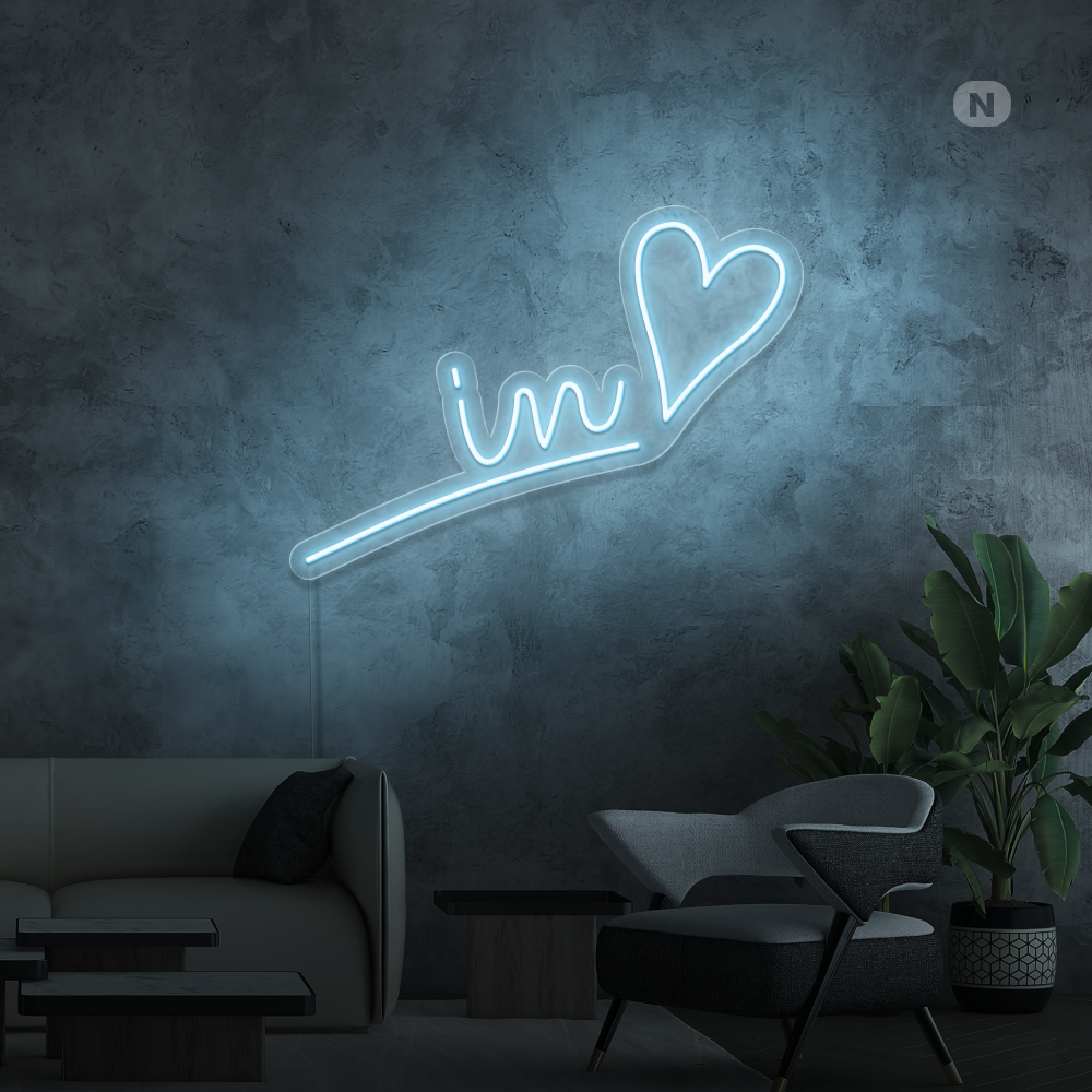 Insegna al neon In Love