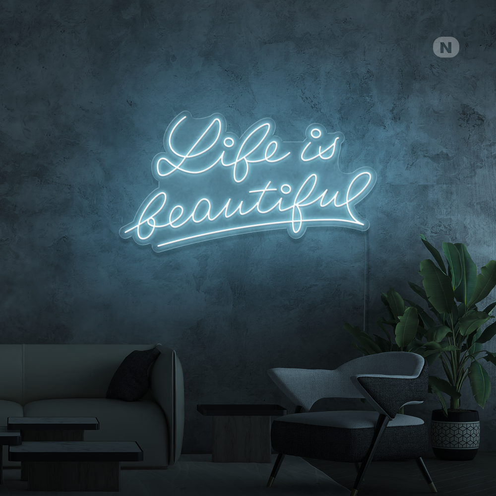 Insegna al neon Life Quote 2