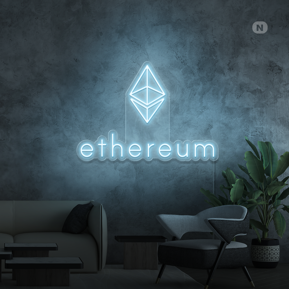 Insegna al neon Ethereum