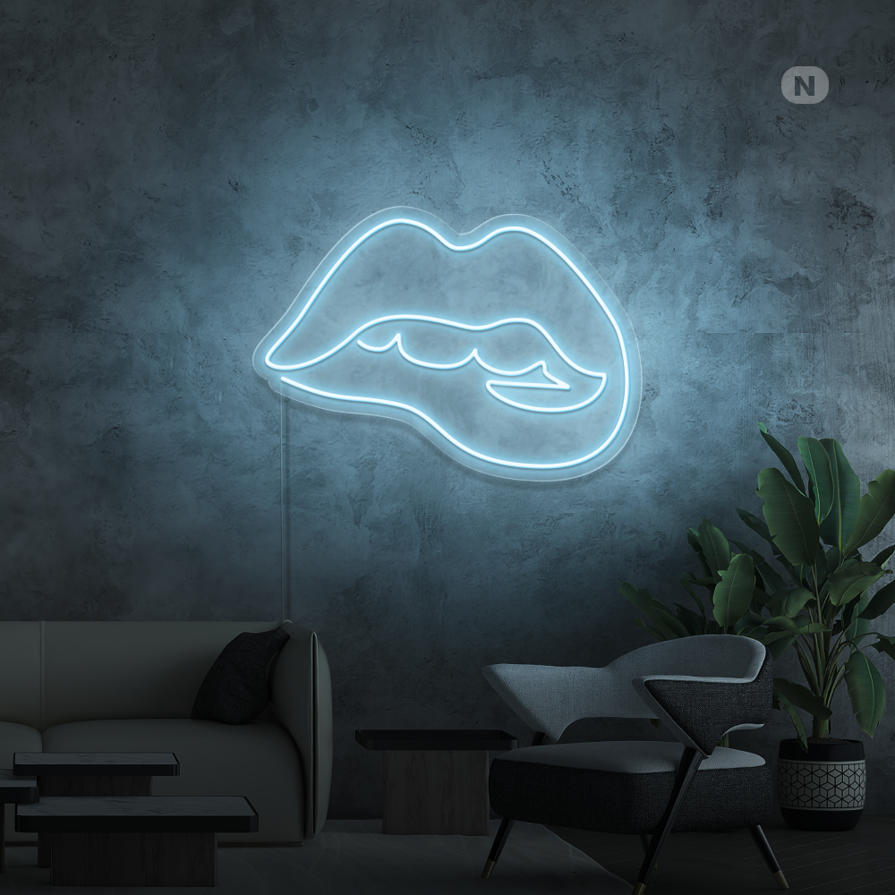 Insegna al neon Lèvres séduisantes