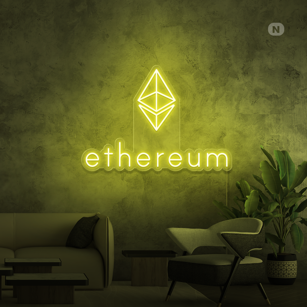 Insegna al neon Ethereum