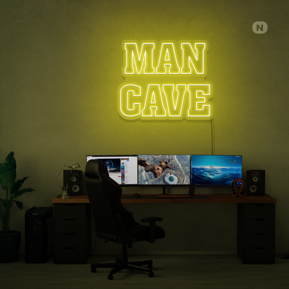 Insegna al neon Man Cave