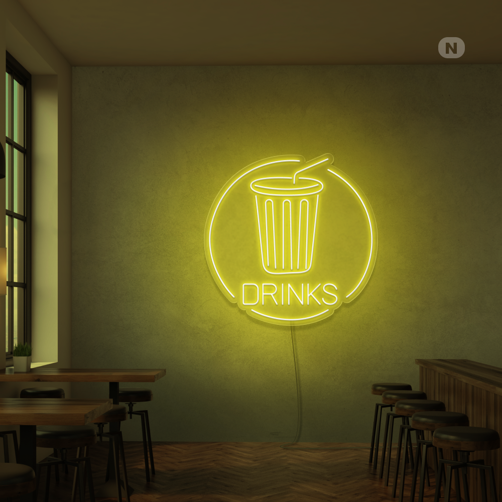 Insegna al Neon Drinks