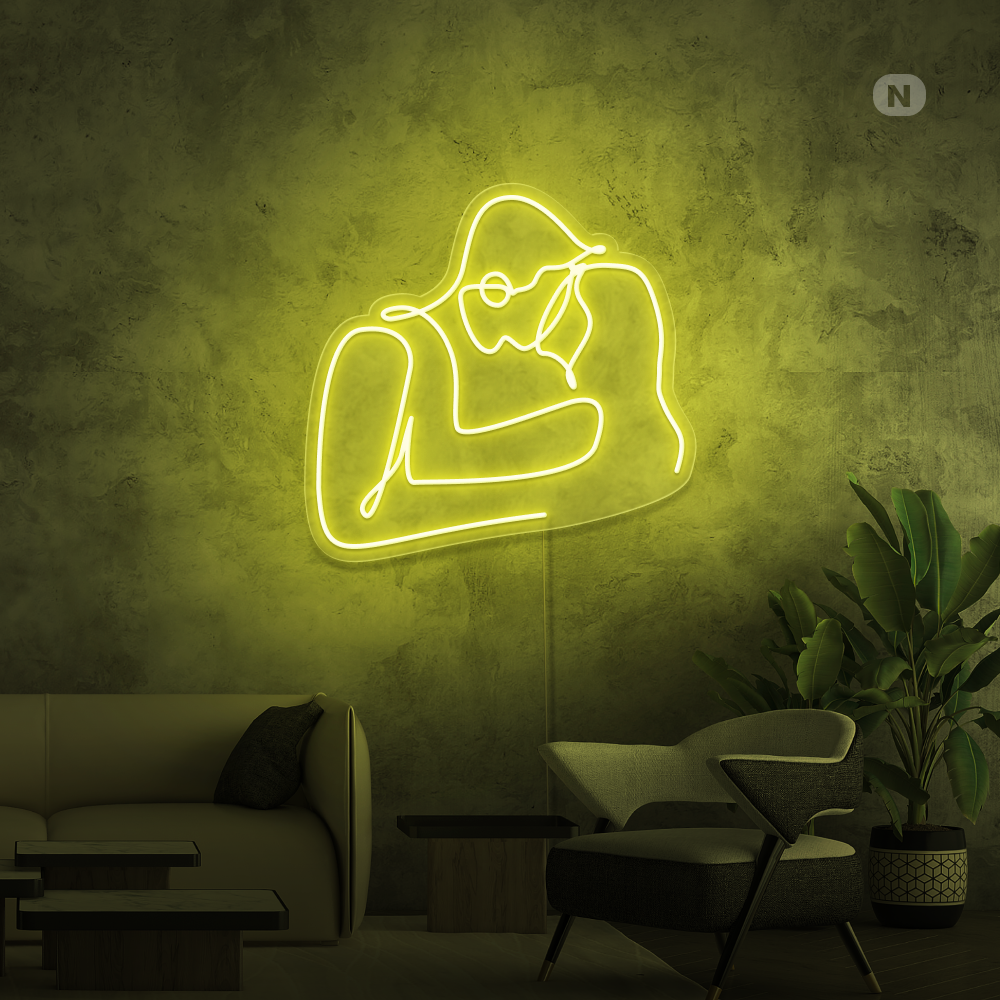 Insegna al neon Coppia d'amore