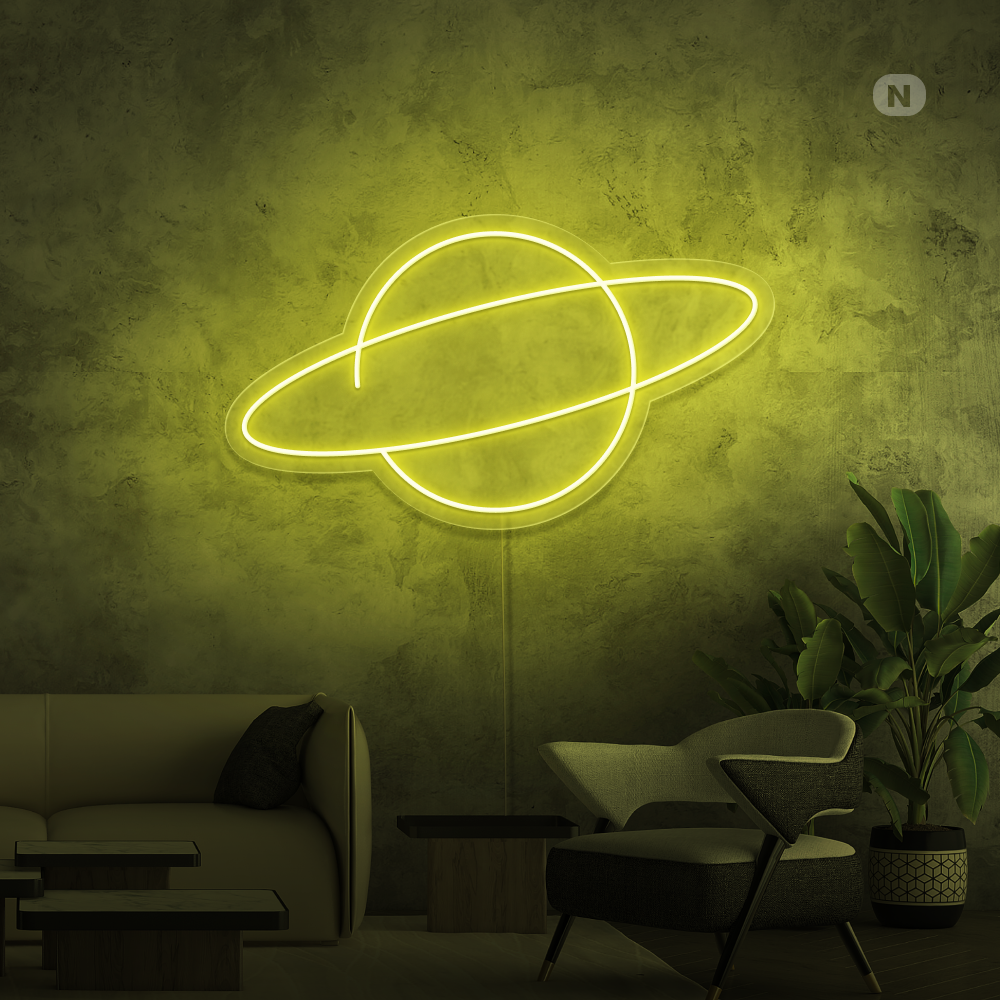 Insegna al neon Pianeta