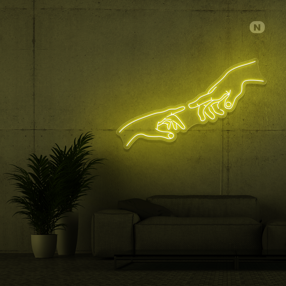 Inesegna al neon Collegamento