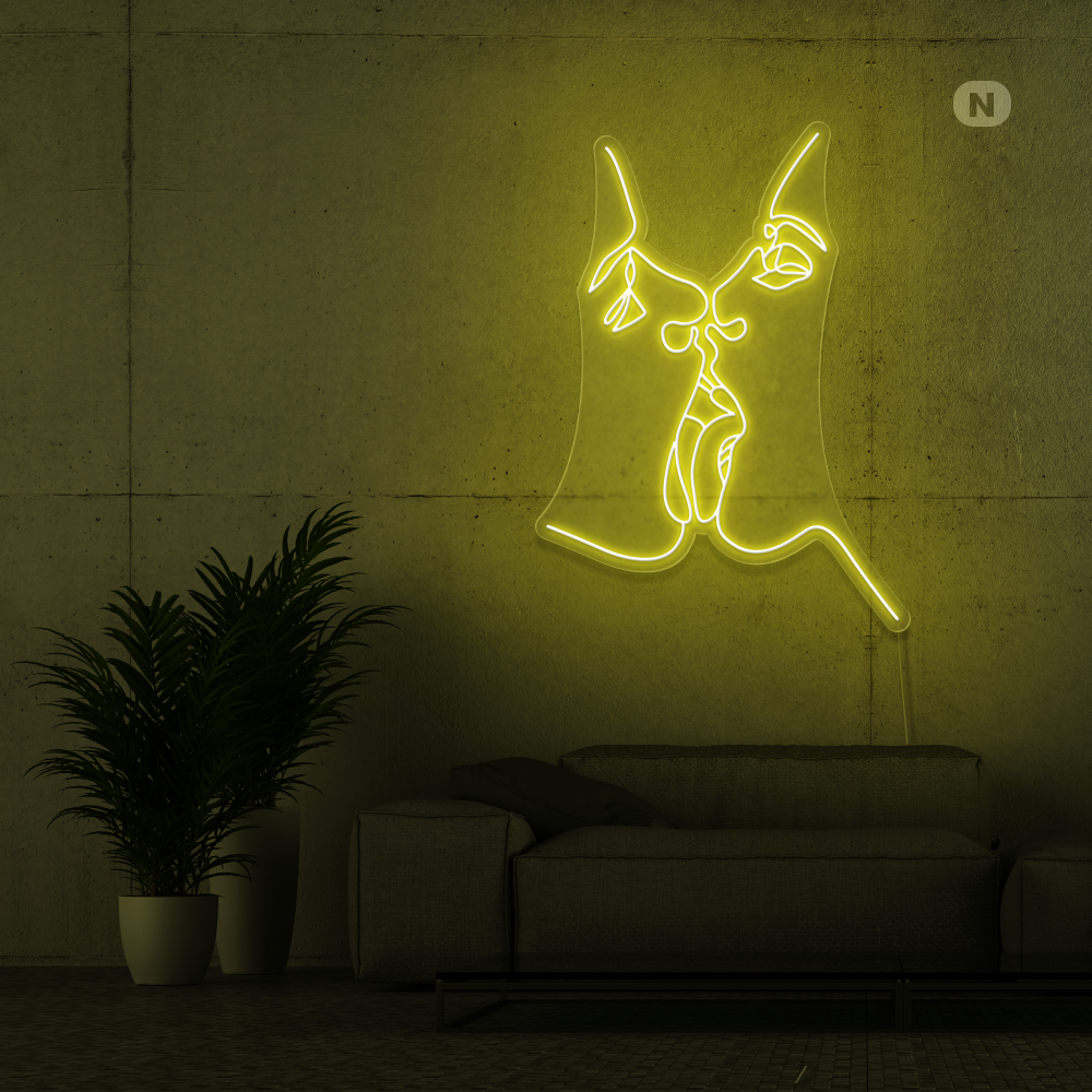 Insegna al neon Condividi l'Amore