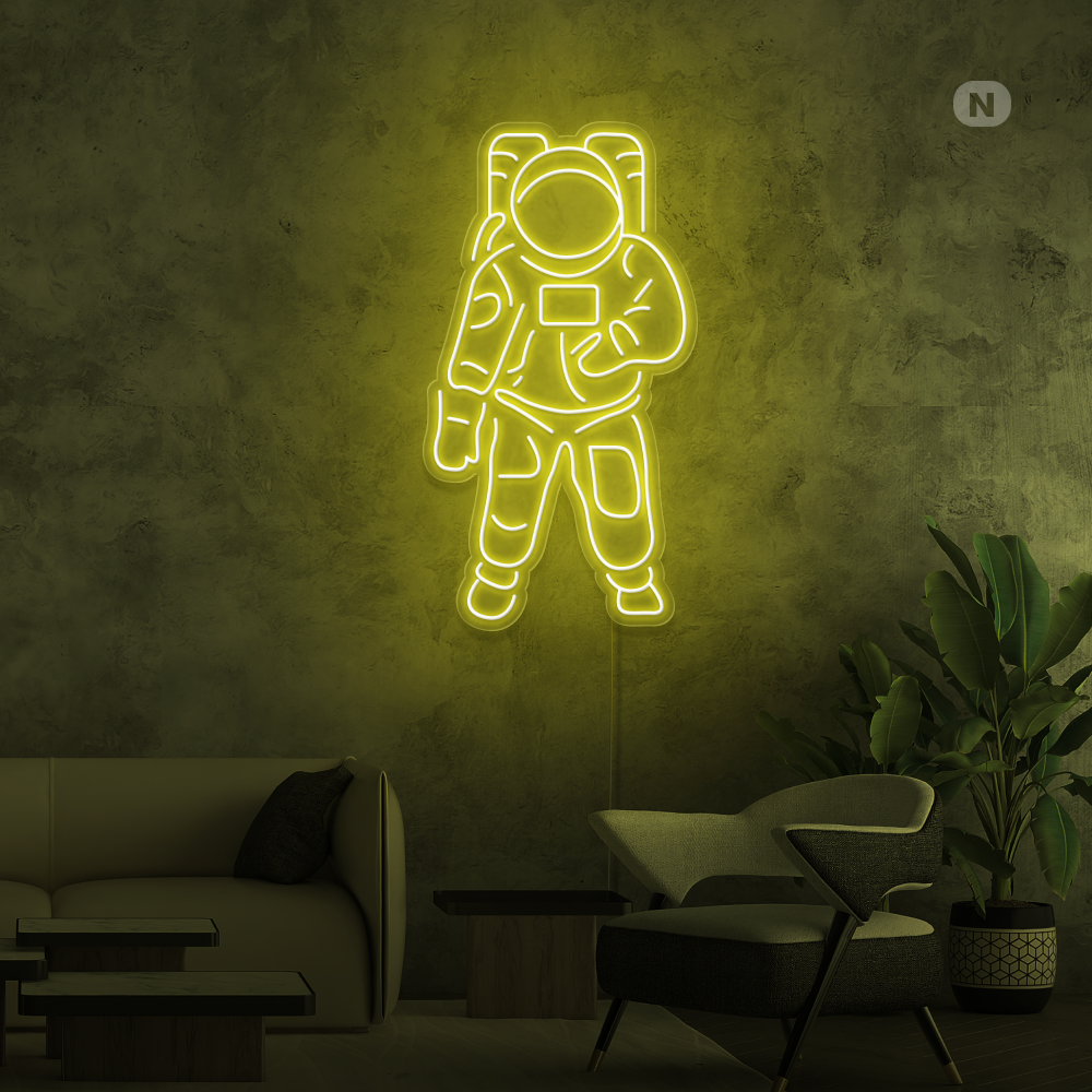 Insegna al neon Astronauta