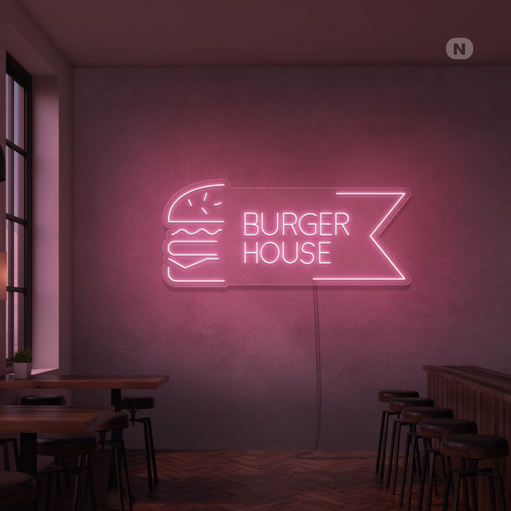 Insegan al neon Burger House
