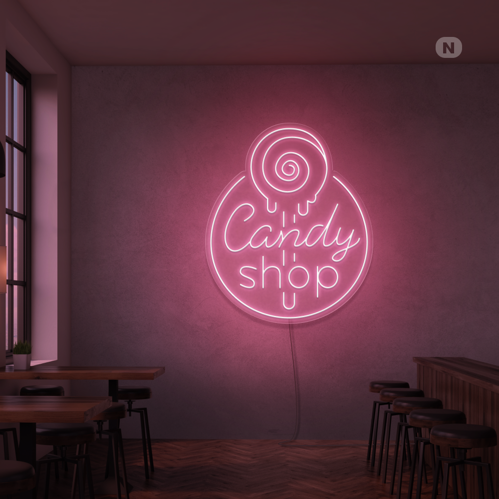 Insegna al Neon Candy Shop