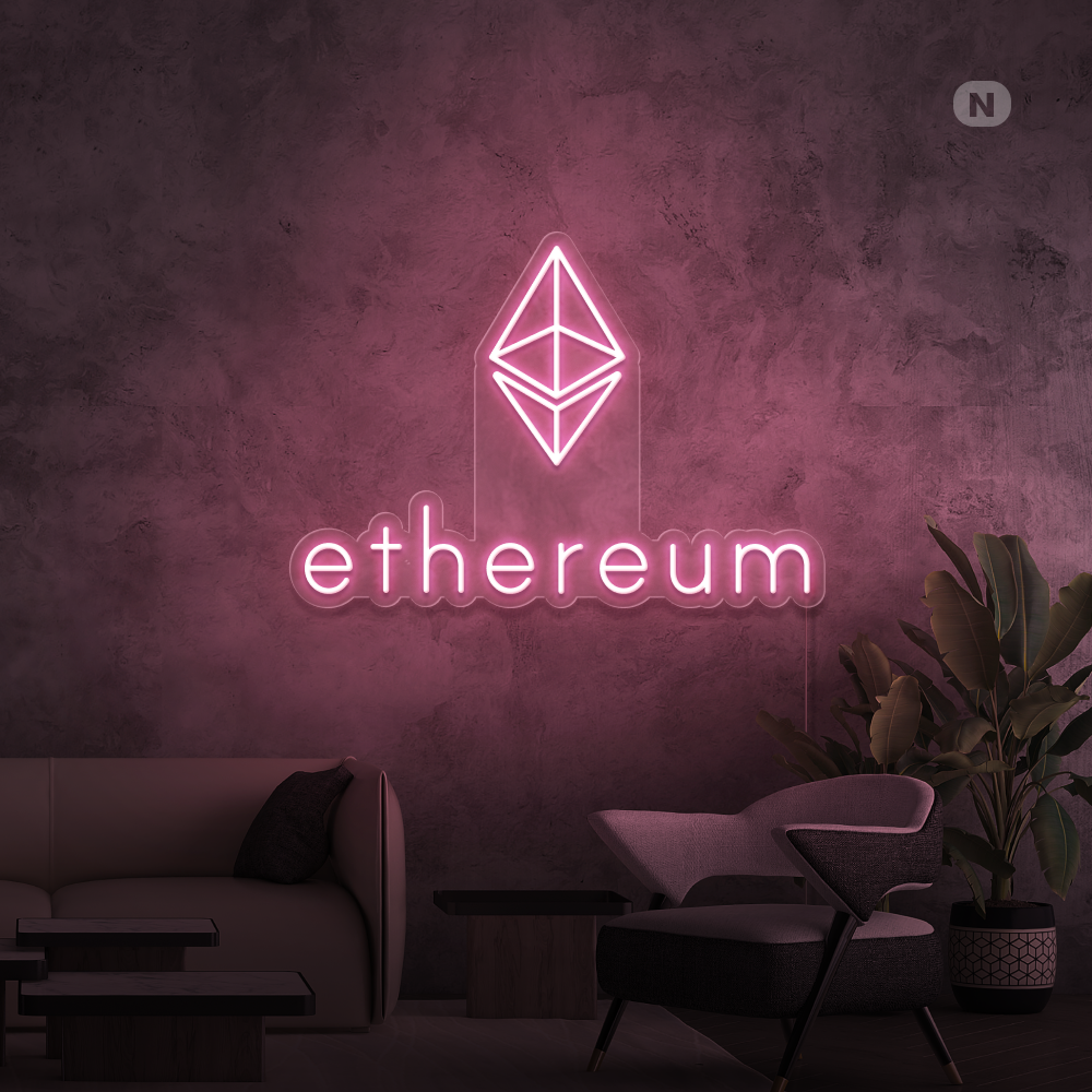 Insegna al neon Ethereum