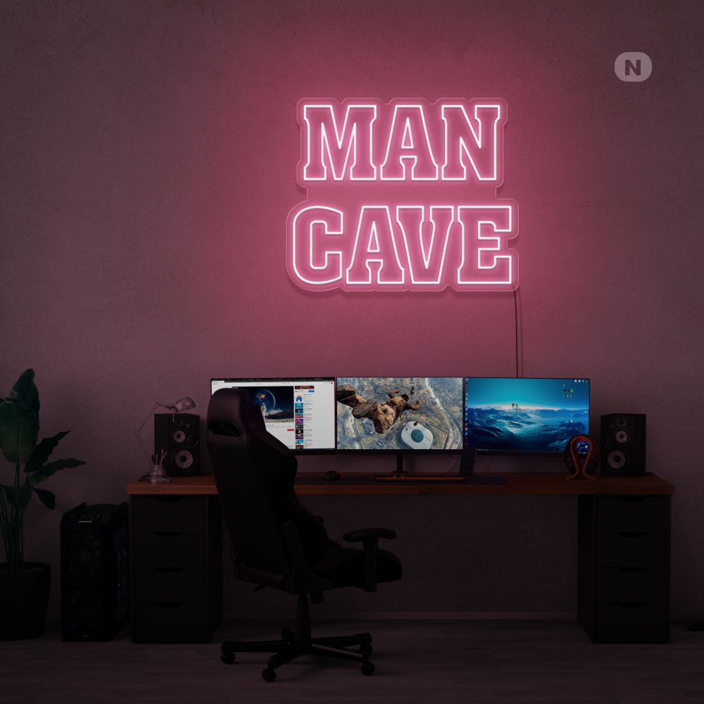 Insegna al neon Man Cave