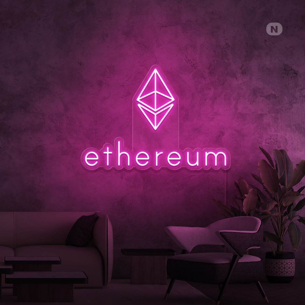 Insegna al neon Ethereum