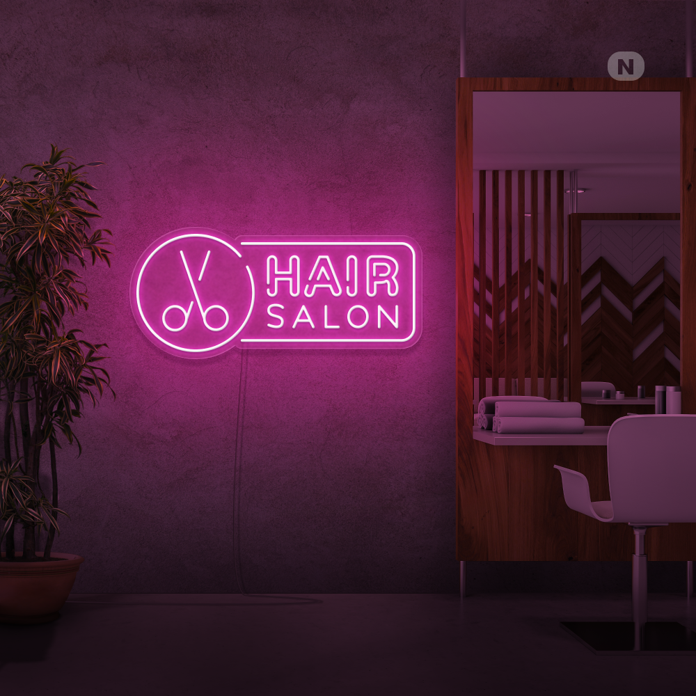 Insegna al neon Hair Salon
