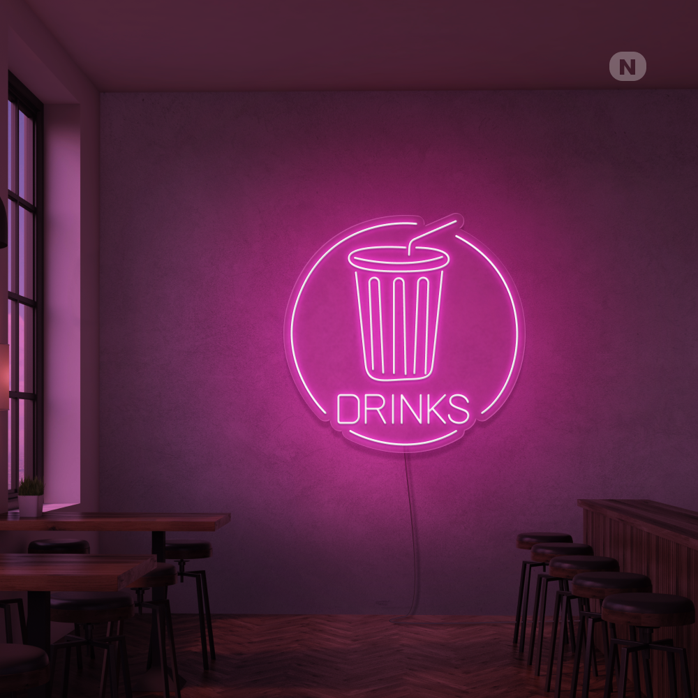 Insegna al Neon Drinks