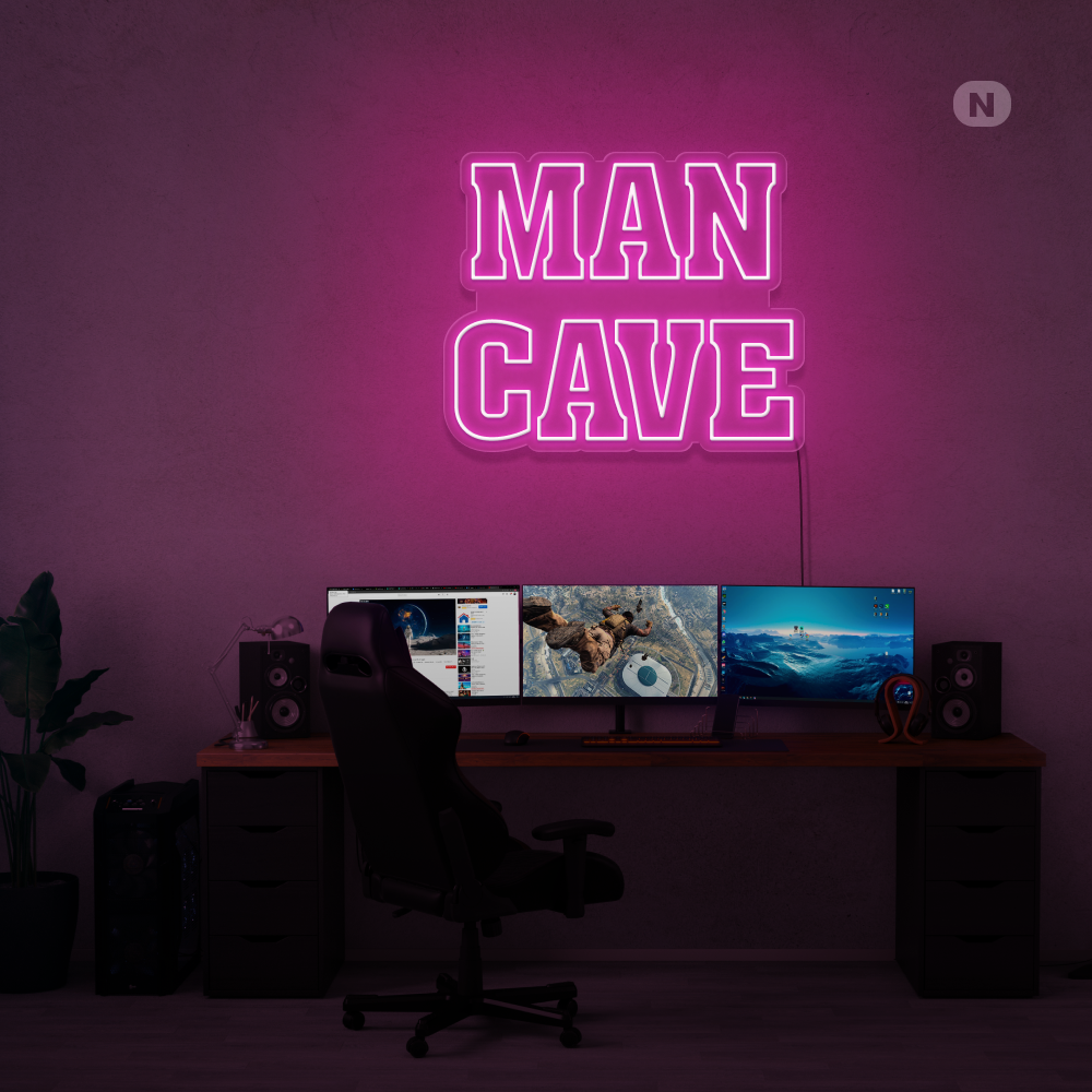 Insegna al neon Man Cave