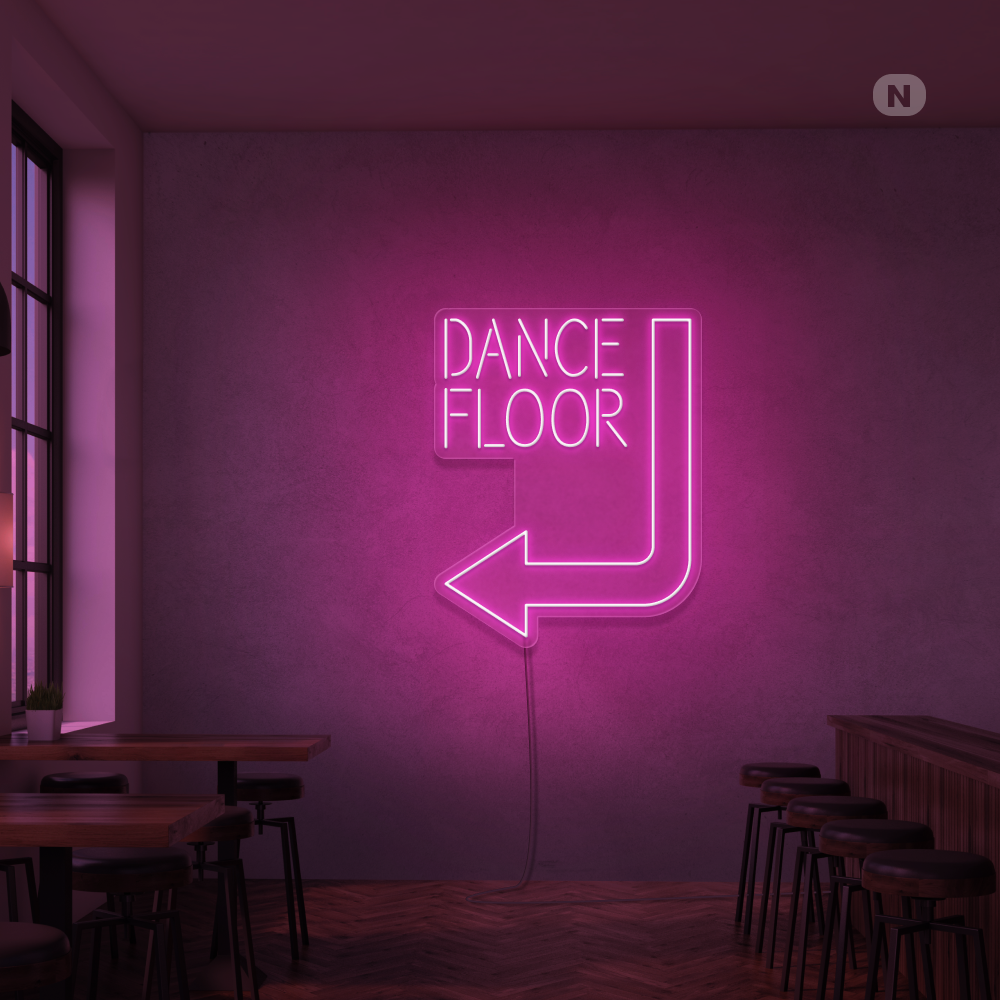 Insegna al neon Dancefloor