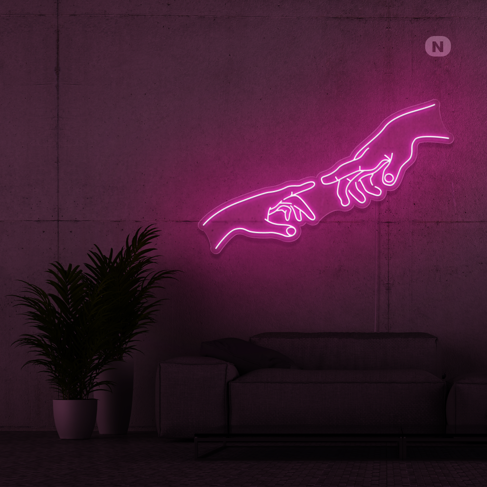 Inesegna al neon Collegamento