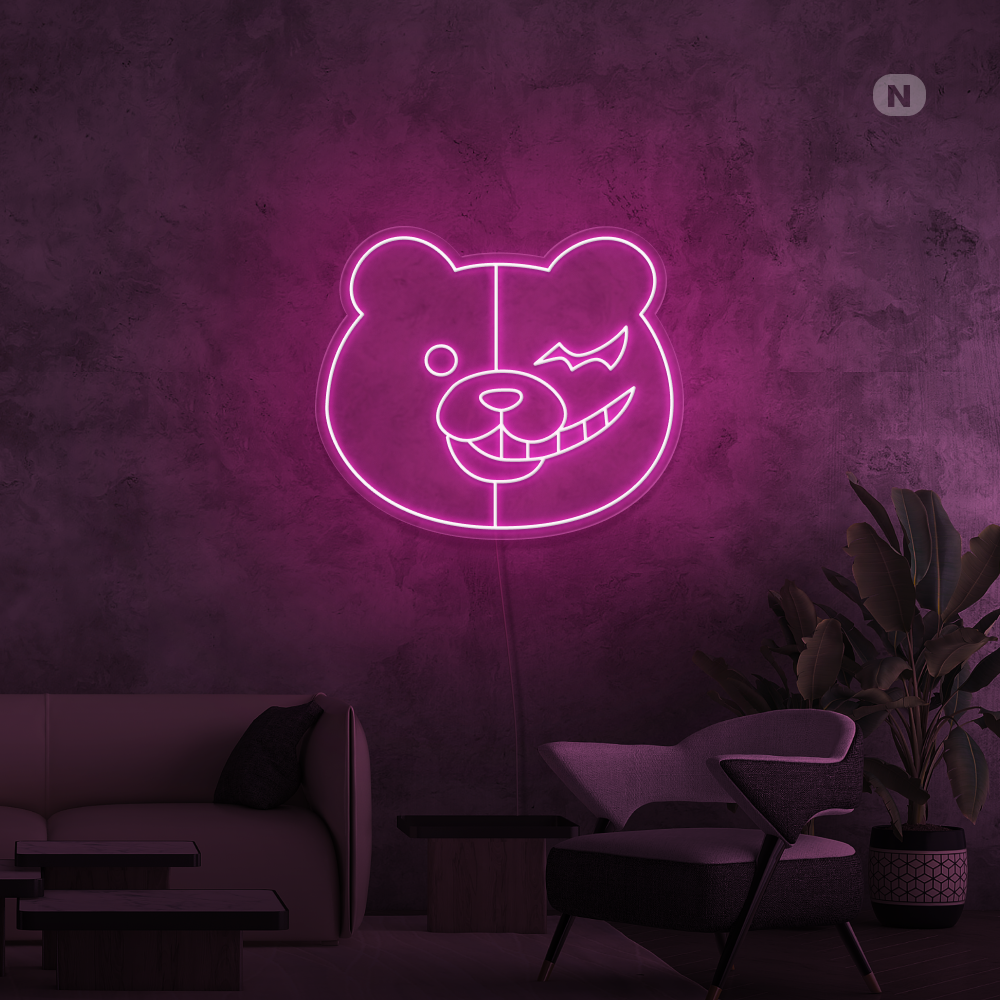 Insegna al neon Orso selvatico