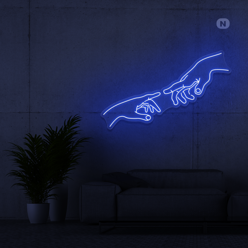 Inesegna al neon Collegamento